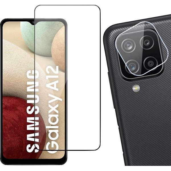 Samsung A12 Screen Protector - Samsung Galaxy A12 Screen Protector Glas en Samsung A12 Screenprotector Camera