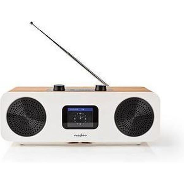 Internetradio | DAB+ / FM / Bluetooth® | Afstandsbediening | Wit / Hout