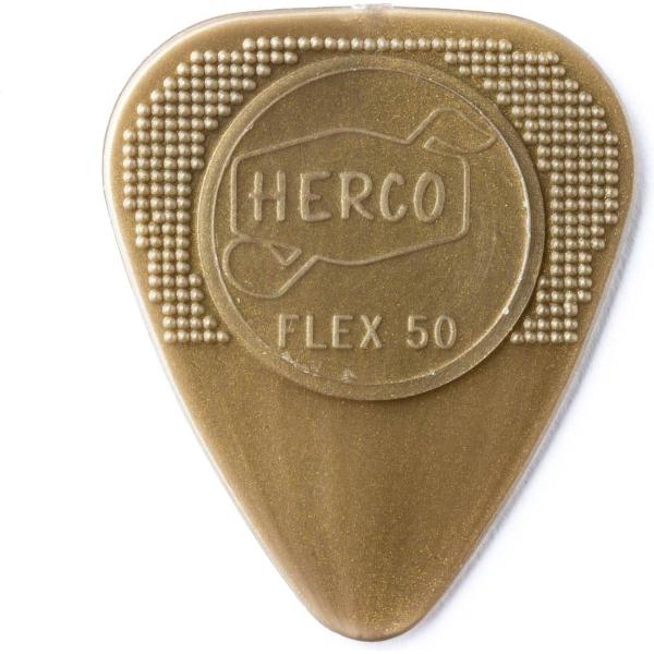 Herco Flex Nylon 0.50 mm Pick 6-Pack standaard plectrum