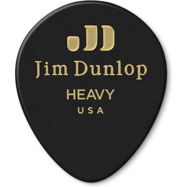 Dunlop Teardrop Celluloid Pick 6-Pack heavy plectrum