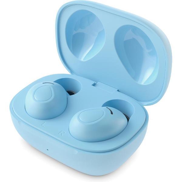 LEDWOOD LD-S12-TWS-BLU MAGELLAN TWS oordopjes met oplaadcase en superbass, blauw