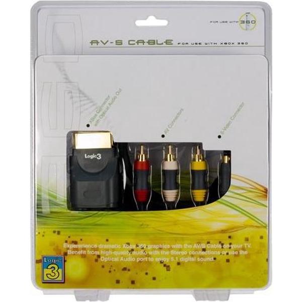 Xbox 360 - AV-S Video Lead (Logic3) /X360