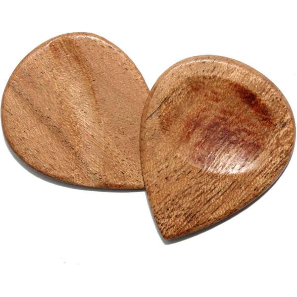 Pokhout houten 2-pack plectrum 3.00 mm