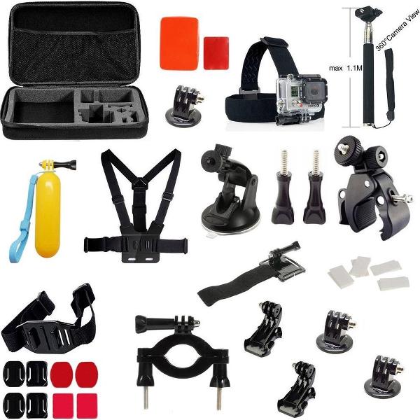39 in 1 Gopro Accessories Kit voor GoPro Hero 4/3+/3/2/1 en Actioncam