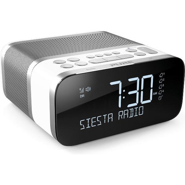 Pure Siesta S6 radio Klok Digitaal Wit