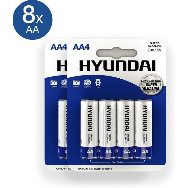 Hyundai - AA Batterijen - Alkaline - 8 stuks