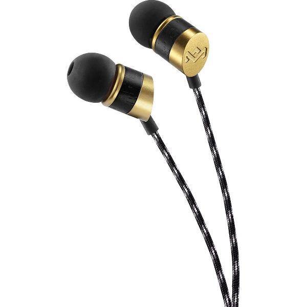 The House Of Marley EM-JE033-GN hoofdtelefoon/headset In-ear Zwart, Goud