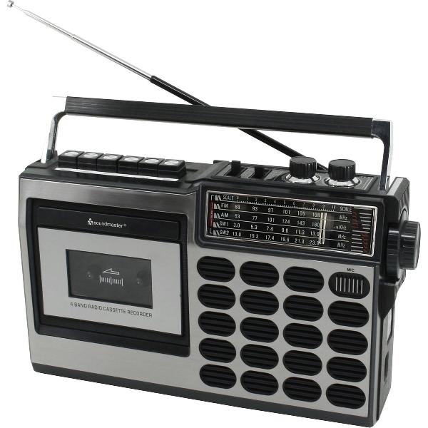 Soundmaster RR18SW - Radio Cassette Recorder met USB