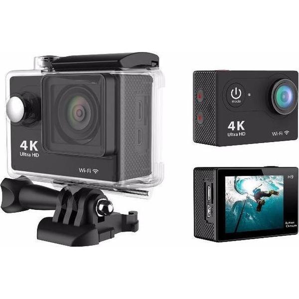 Action Cam – Actie Camera – Ultra HD – 170 graden Wide Angle – 2 inch scherm – Zwart – DisQounts
