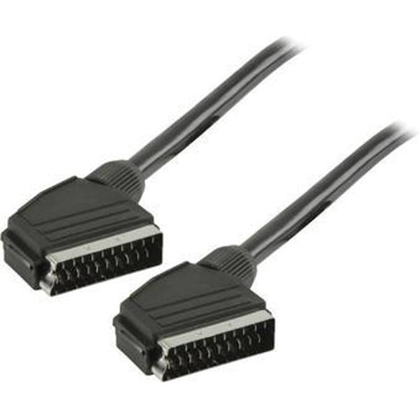 Valueline SCART, 5m SCART-kabel SCART (21-pin) Zwart