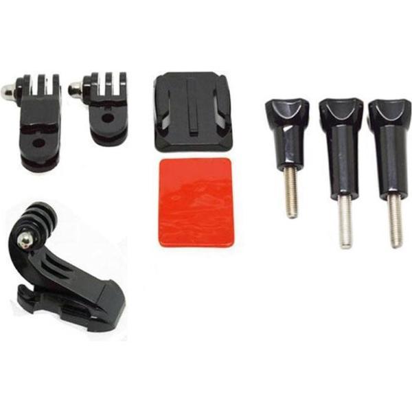Helmet Front Mount Kit met J-Hook Buckle Sticker voor GoPro HD Hero 4 3+ 3 2 1 en Actioncam
