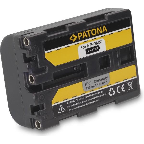 NP-FM55 QM51 FM50 Patona (A-Merk) batterij/accu voor Sony
