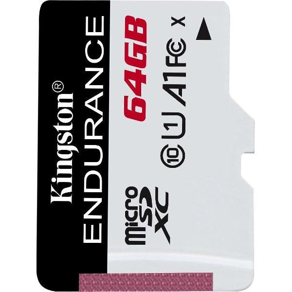 Kingston Technology High Endurance flashgeheugen 64 GB MicroSD UHS-I Klasse 10
