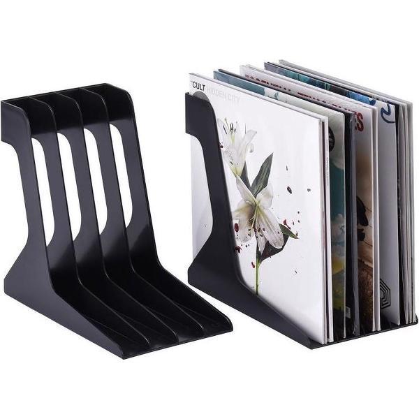 LP vinyl rek opbergrek standaard zwart voor 40 platen 12 inch