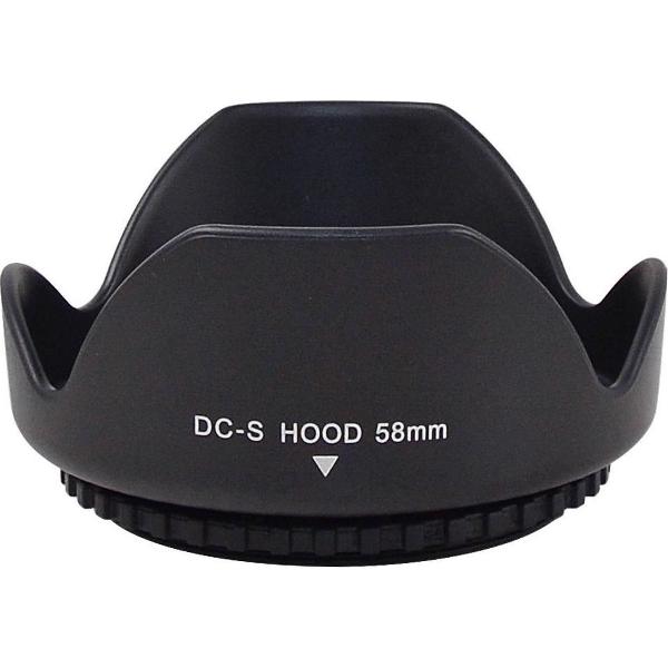 58mm Kunststof Universele Tulp Zonnekap / Flower shaped Lenshood