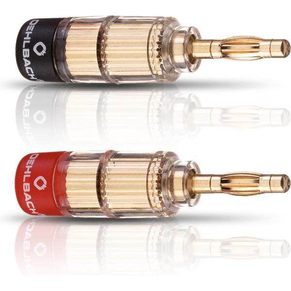 OEHLBACH Banana Solution 5 Banaan Goud kabel-connector