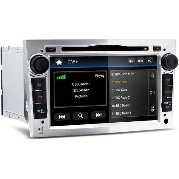 Carpar Opel DAB+ Navigatie 7” Zilver