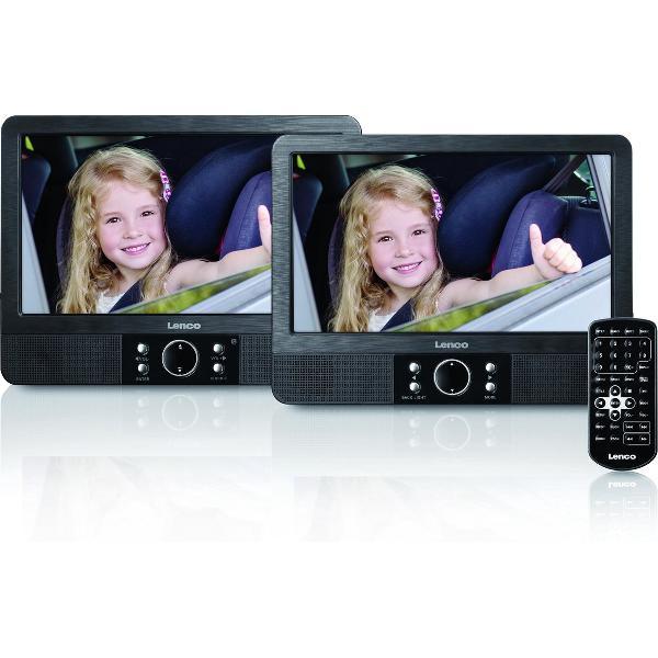 Lenco MES-405 - Portable DVD-speler met USB, SD - 9 inch - Zwart