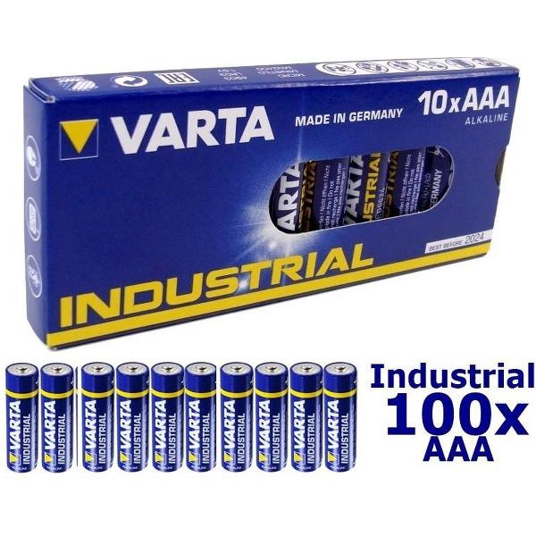 100 Stuks - LR03 AAA 4003 Varta Industrial alkaline