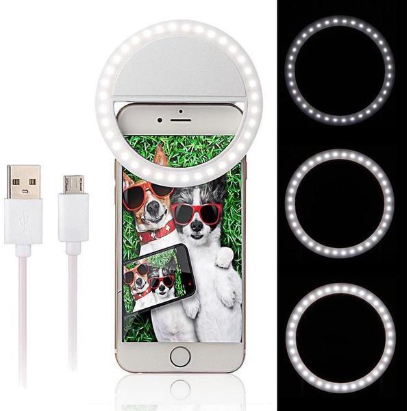 Selfie LED Light / Selfie Ring Light / Oplaadbaar