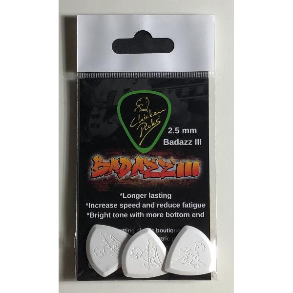 ChickenPicks Badazz III plectrum 2.5 mm 3-Pack