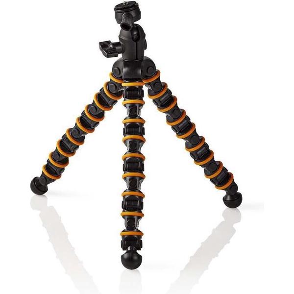 Nedis GPOD3210BK Ministatief Max. 2,5 Kg 30,0 Cm Flexibel Zwart/oranje