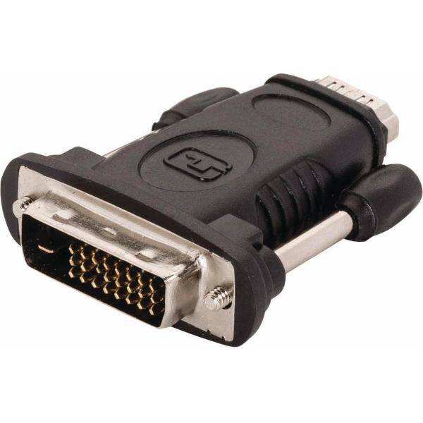 HDMI™ - DVI-Adapter | DVI-D 24+1-Pins Male - HDMI™ Female | Zwart