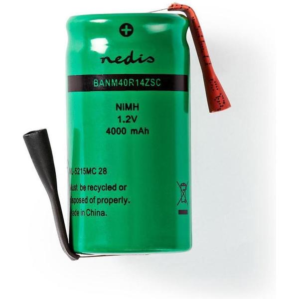 Nikkel-Metaalhydride-Accu 1,2 V 4000 mAh Soldeerlip