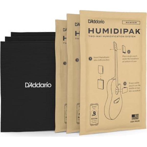 D'Addario Humidipak System Replacement Packets, 3-pack