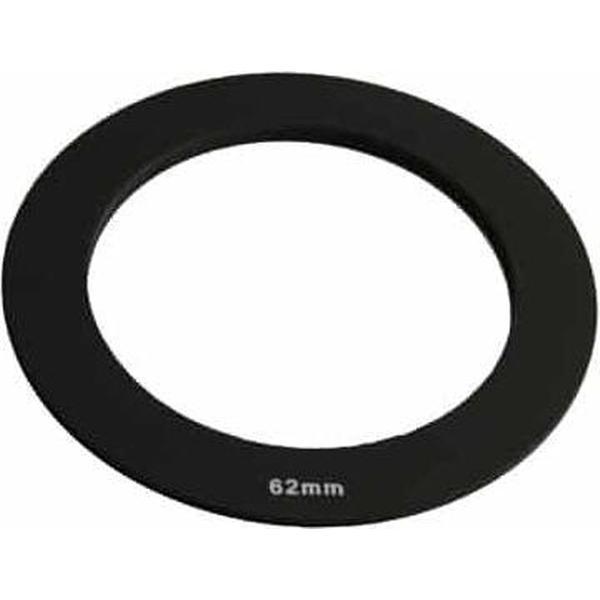 62 mm vierkante filterstappenring (zwart)