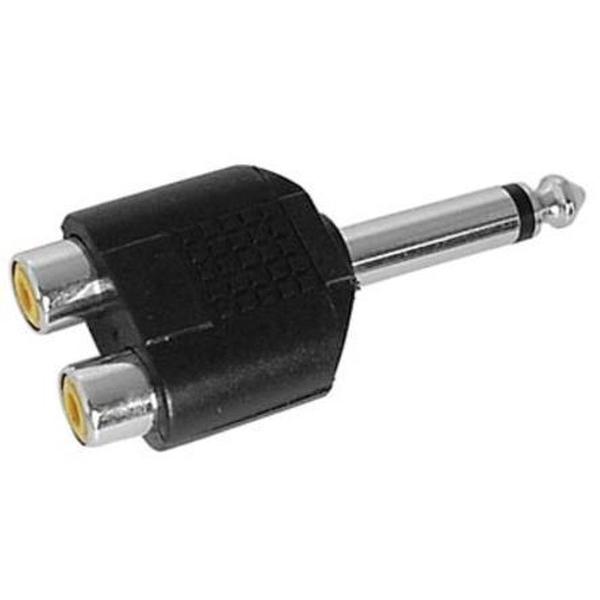 Profile Adapter Jack > 2 RCA Vrouw