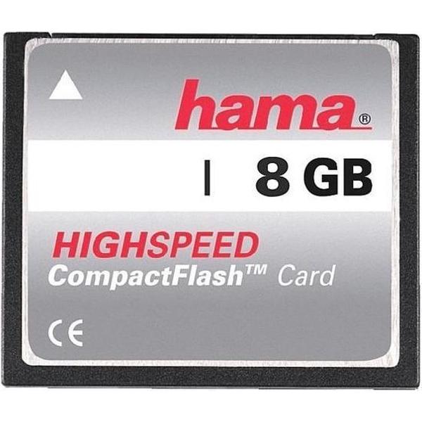 Hama CompactFlash, 8GB 8GB CompactFlash flashgeheugen