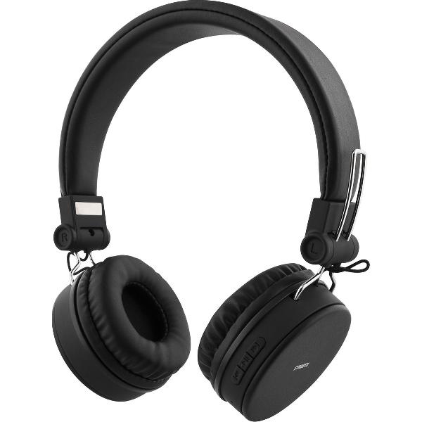 STREETZ HL-BT400 Opvouwbare draadloze On-ear hoofdtelefoon met microfoon - Zwart