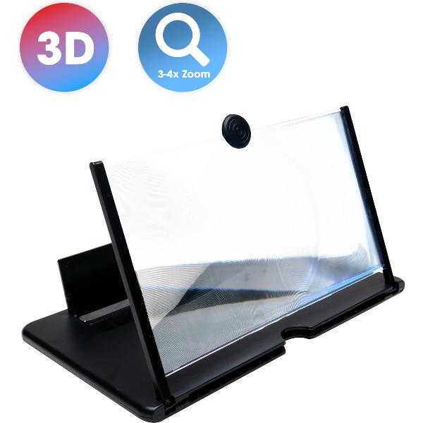 Enjoy Inc ® - Vergrootglas voor Smartphone - Beeldschermvergroter Smartphone - Zwart