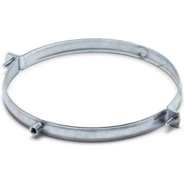 SPIRALO pijpbeugel 125 mm verzinkt - 1-punts draad aansluiting M8 - inclusief stokeind M8