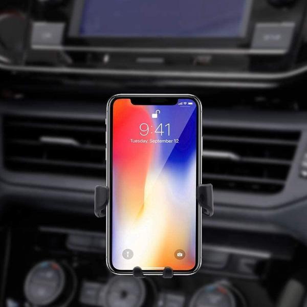 Smartphone mobile car phone holder-Universele telefoon houder voor in de auto(ventilatie rooster) - (360 graden draaibaar) Verstelbaar-Apple iPhone - Android-Handsfree bellen-telefoniehouder