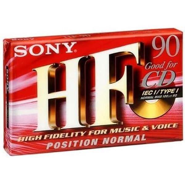 SONY HF 90 - AUDIO TAPE (CASSETTE BANDJE) - 90 MIN (2 X 45)