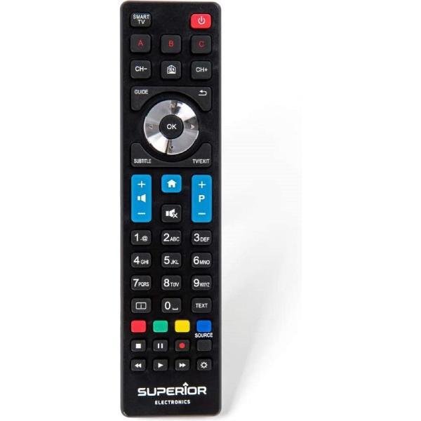 Superior Electronics SUPTRB010 Universele afstandsbediening voor alle Philips TV's, klaar voor gebruik, vereist geen programmering.
