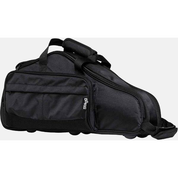 Stagg Alt saxofoon soft bag/tas (Zwart)