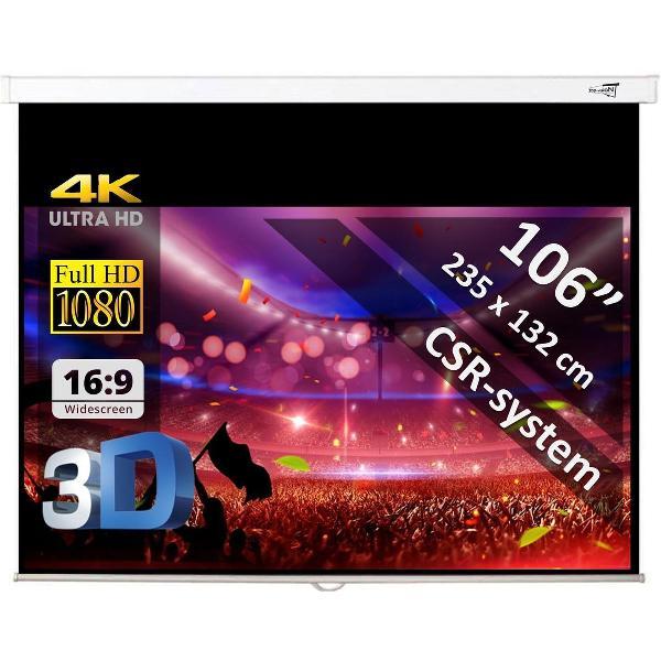 Manueel Projectiescherm - 106