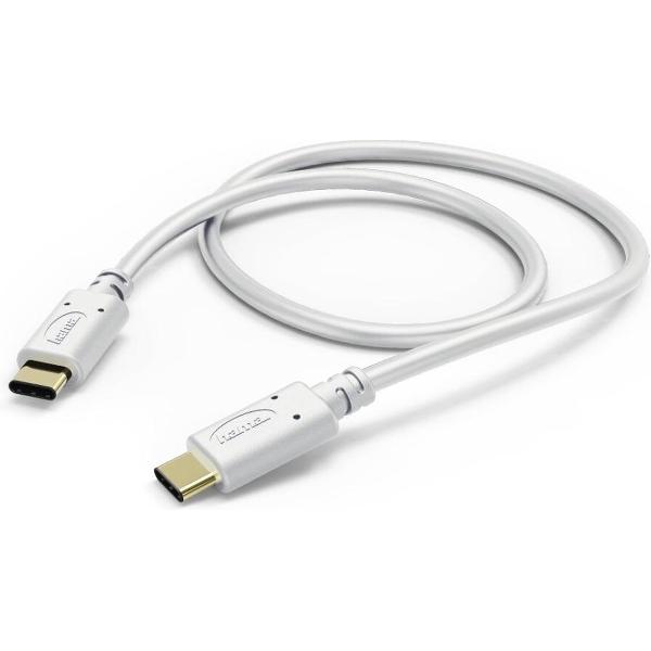 Hama Oplaad-/gegevenskabel USB Type-C - USB Type-C 1,5 M Wit
