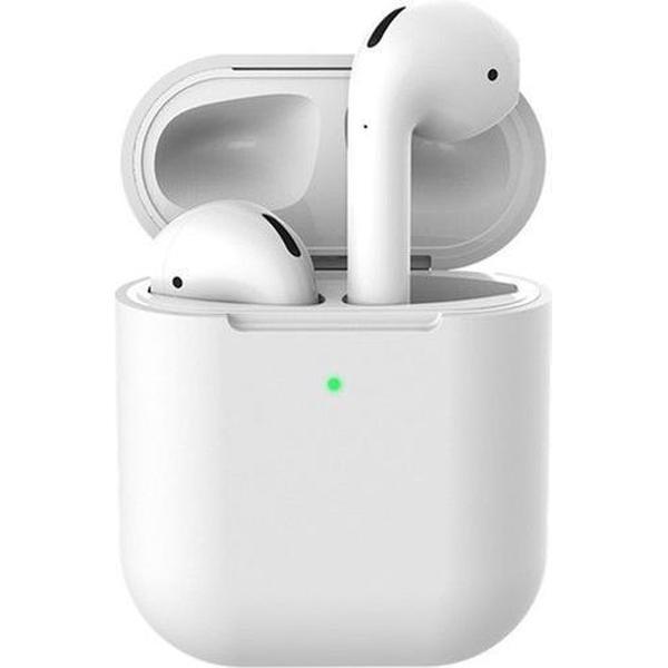 Siliconen bescherm hoesje voor Apple Earpods - Bescherming cover case voor Earpods - Wit -