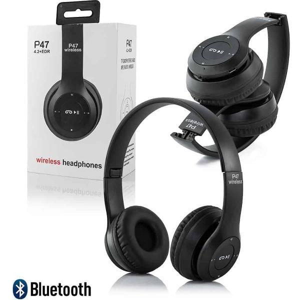Lovnix P47 | Bluetooth koptelefoon | Draadloze headset | Wireless Headphones | Zwart