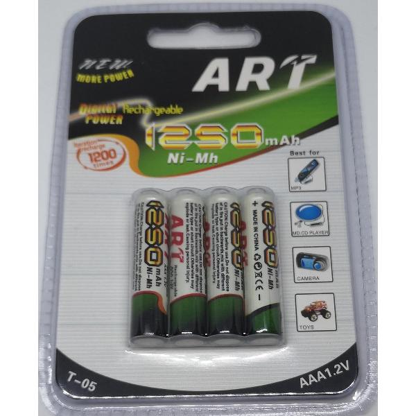 AAA-8 stuks-oplaadbare-1250mAh-batterij-rechargeable