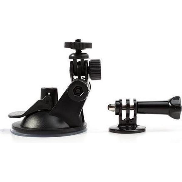 GadgetBay Roterende Auto Vacuüm Zuignaphouder met Statiefbevestiging voor GoPro Hero 2 en Hero 3 F05189 - Zwart