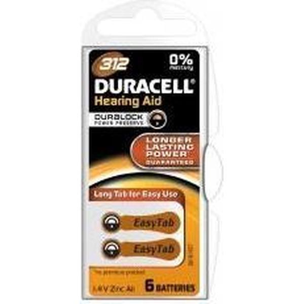 Duracell DA312 Hoortoestel Batterijen 6 stuks