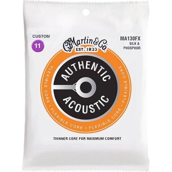 Snarenset akoestisch Martin MA130FX silk & phosphor bronze 11-47 Custom