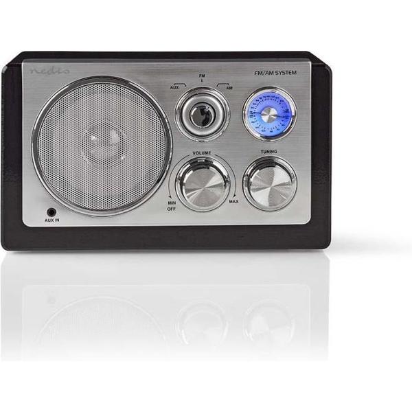 Nedis AM/FM radio / zwart