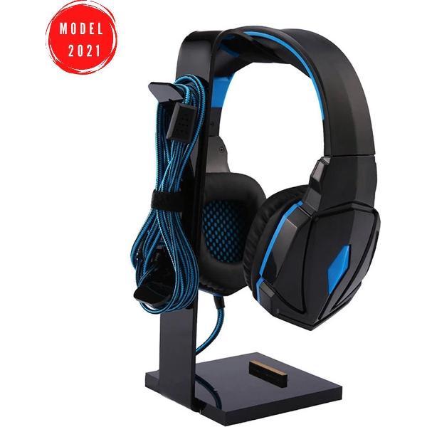 Koptelefoon Standaard - Headset Stand - Kabel Organizer - Zwart