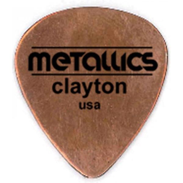 Clayton Metallics plectrum koper 3 pack